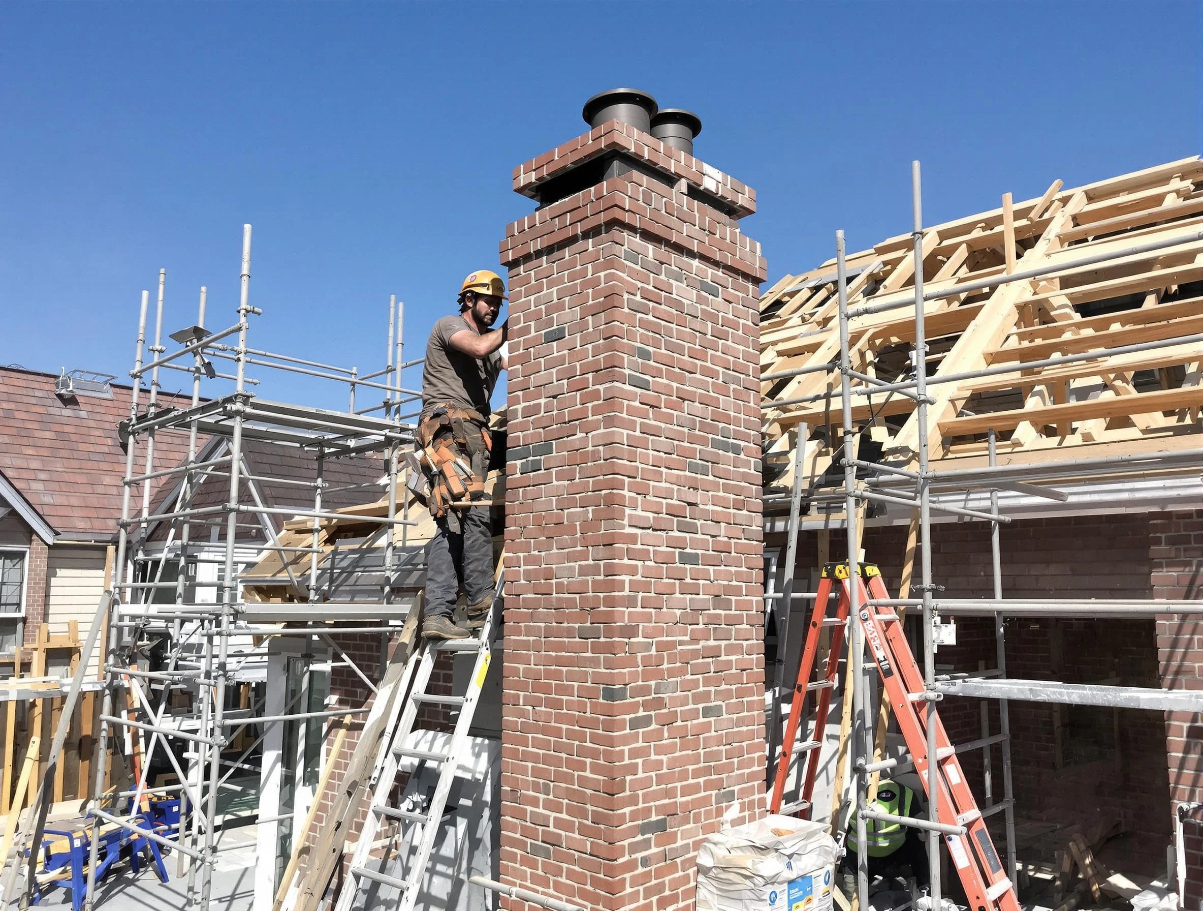 New chimney installation completed by Bethel Acres Chimney Sweep in Bethel Acres, OK