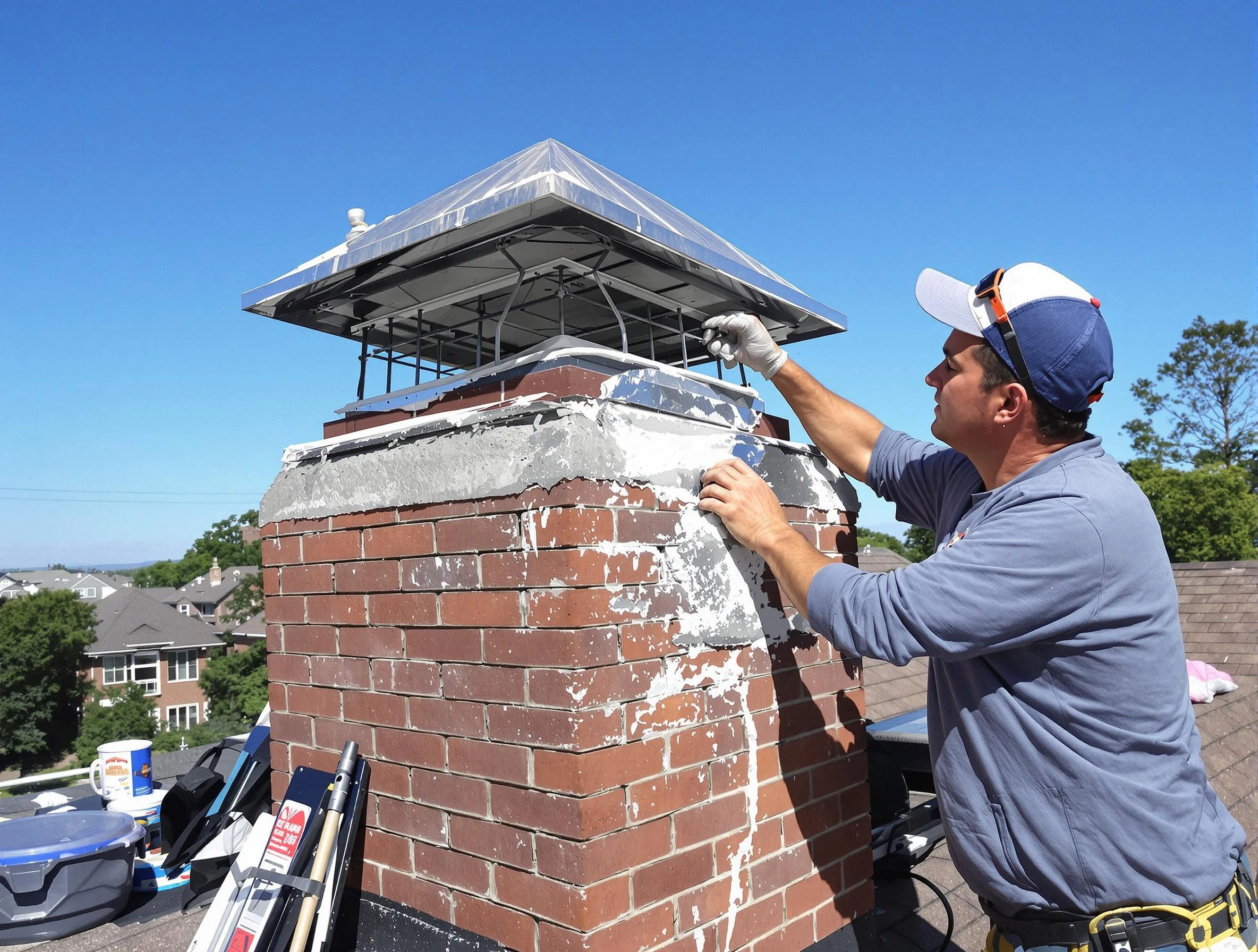 Chimney Crown Services service in Bethel Acres, OK