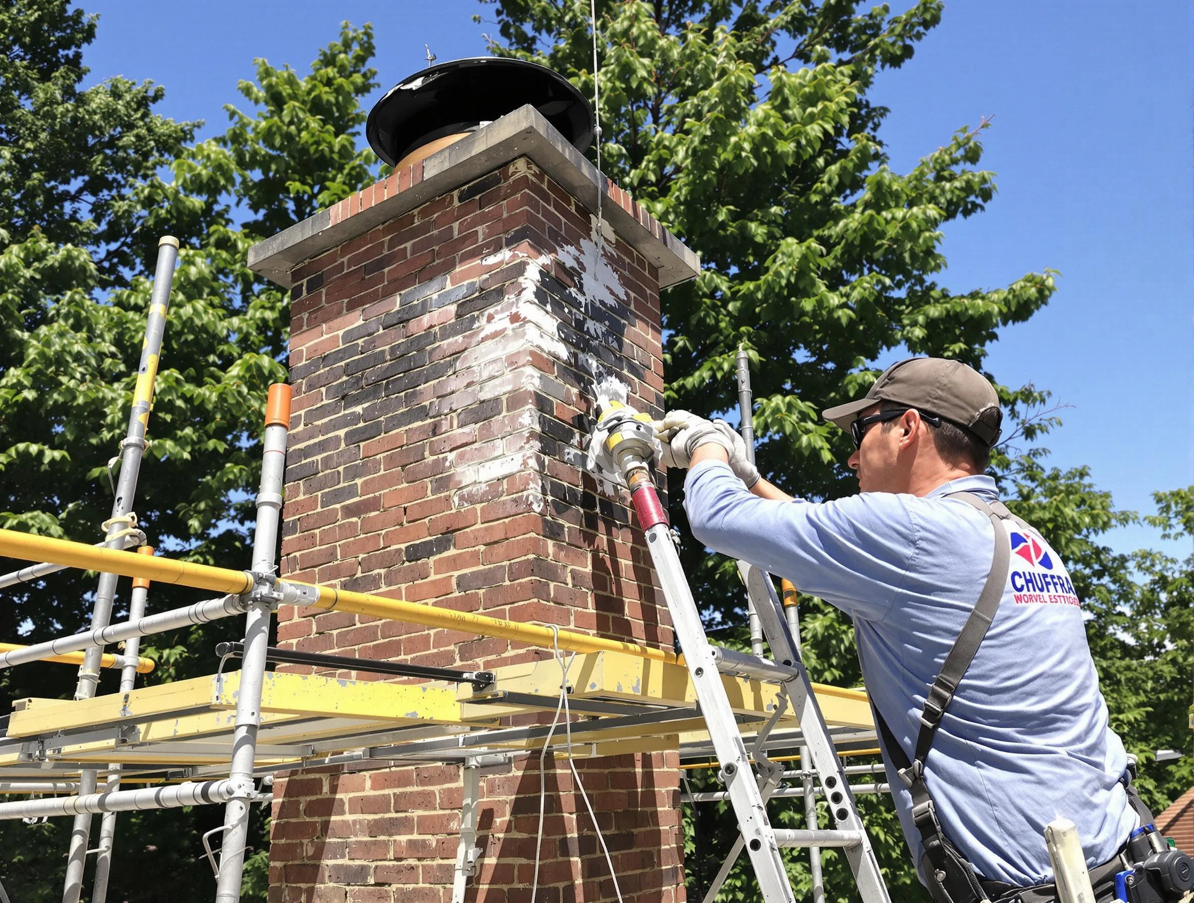 Structural chimney repair by Bethel Acres Chimney Sweep in Bethel Acres, OK